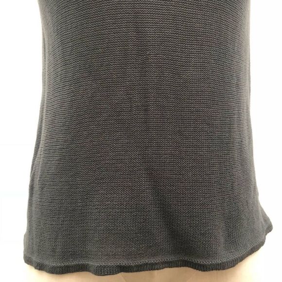 Eileen Fisher Sweater Vest Gray Cotton - Picture 3 of 7